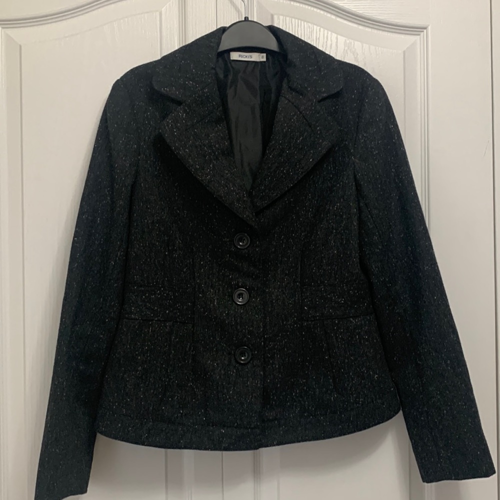 Ricki’s Black Blazer with little white flecks.